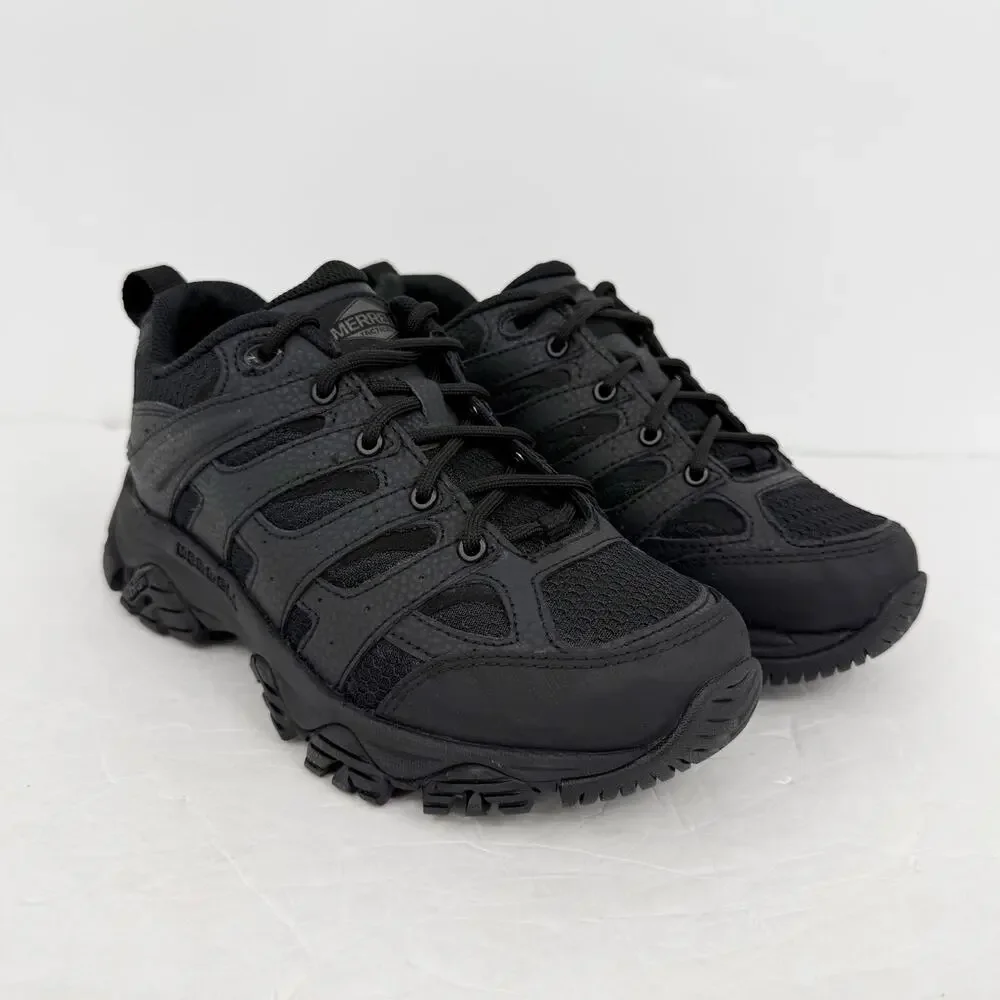 Merrell Moab 3 Tactical Work Sneakers Mens 4 Womens 5.5 Wide Black Leather NIB